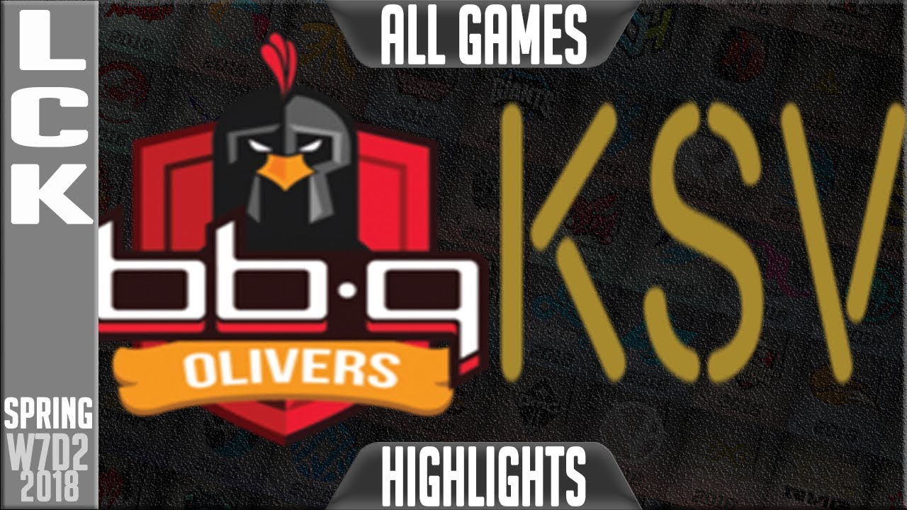 BBQ vs KSV Highlights ALL GAMES | LCK Week 7 Spring 2018 W7D2 | BBQ Olivers vs KSV Esports