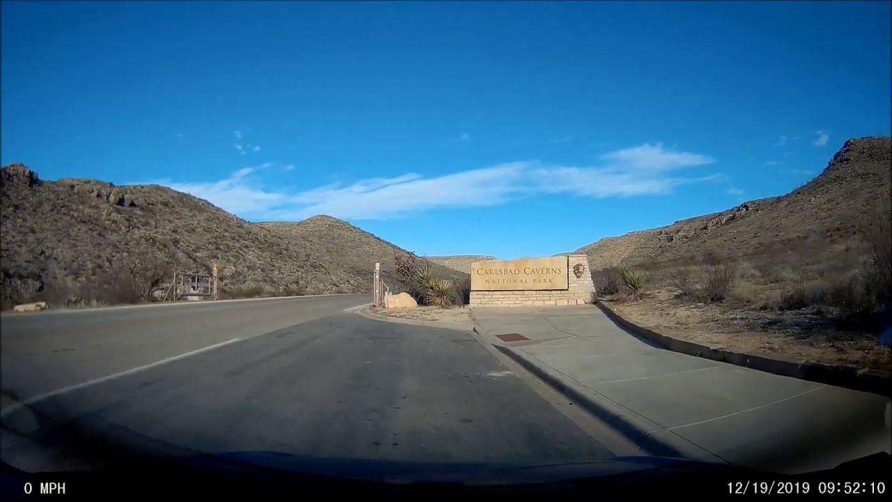 2019-12-19 Driving from Carlsbad NM to Carlsbad Caverns National Park