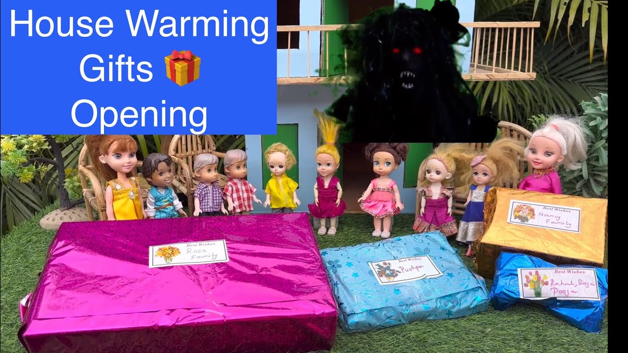 Barbie doll videos Tamil - Episode 31 | House Warming gifts 🎁 opening #nancy  #chintu#bunty