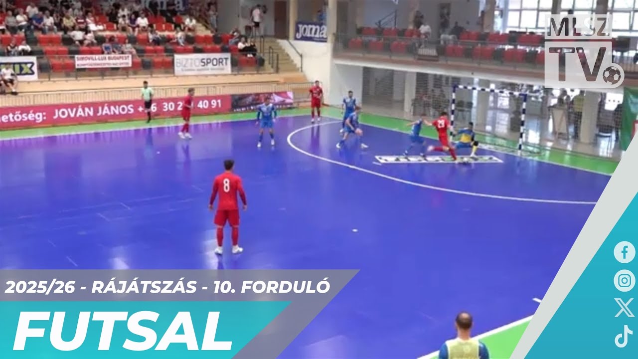 MVFC Beretty&oacute;&uacute;jfalu &ndash; SG Kecskem&eacute;t Futsal | 7-3 | F&eacute;rfi Futsal NB I | R&aacute;j&aacute;tsz&aacute;s 10. fordul&oacute; | MLSZTV