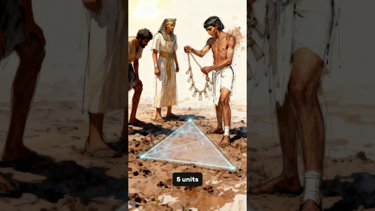Впервые люди использовали геометрию для измерения суши #история #историческиемифы #факты