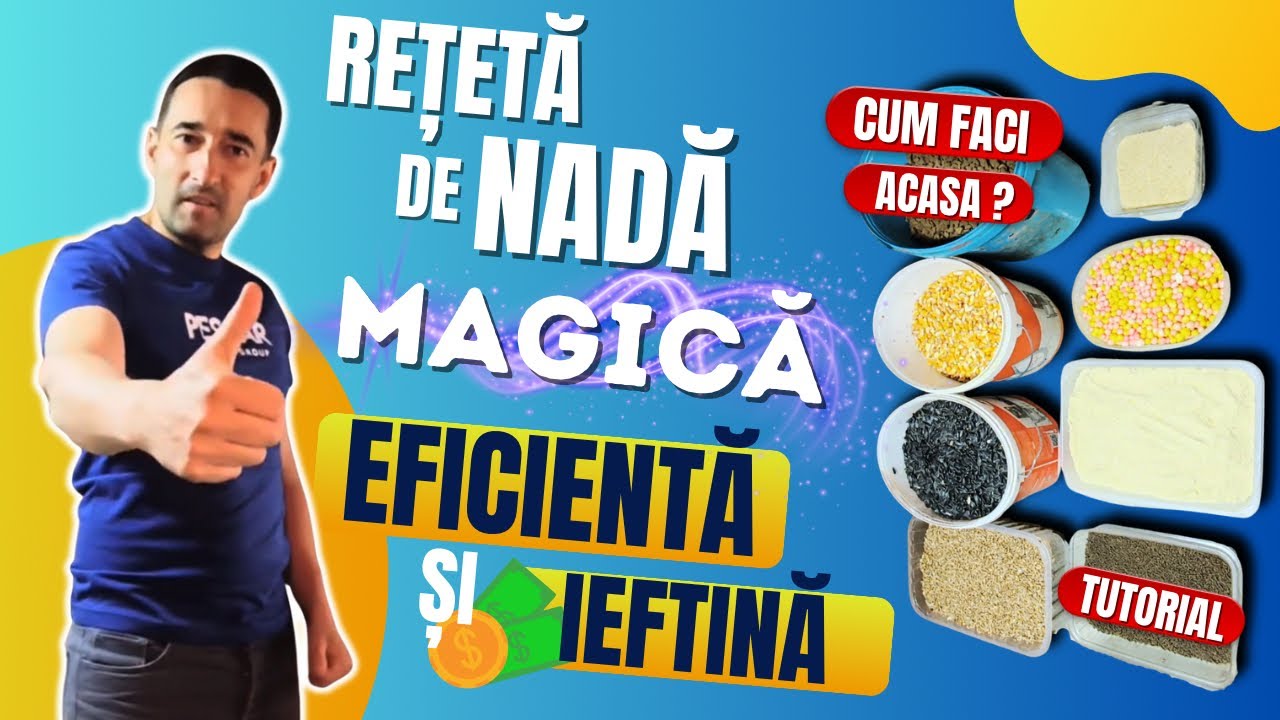 Cum faci Acasă o Rețetă de NADĂ ieftină și eficientă pentru pescuitul pe sălbatic! (TUTORIAL)