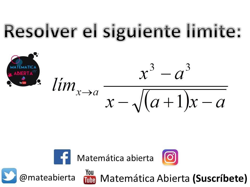 Resolución de LÍMITE (Nivel: Complejo)