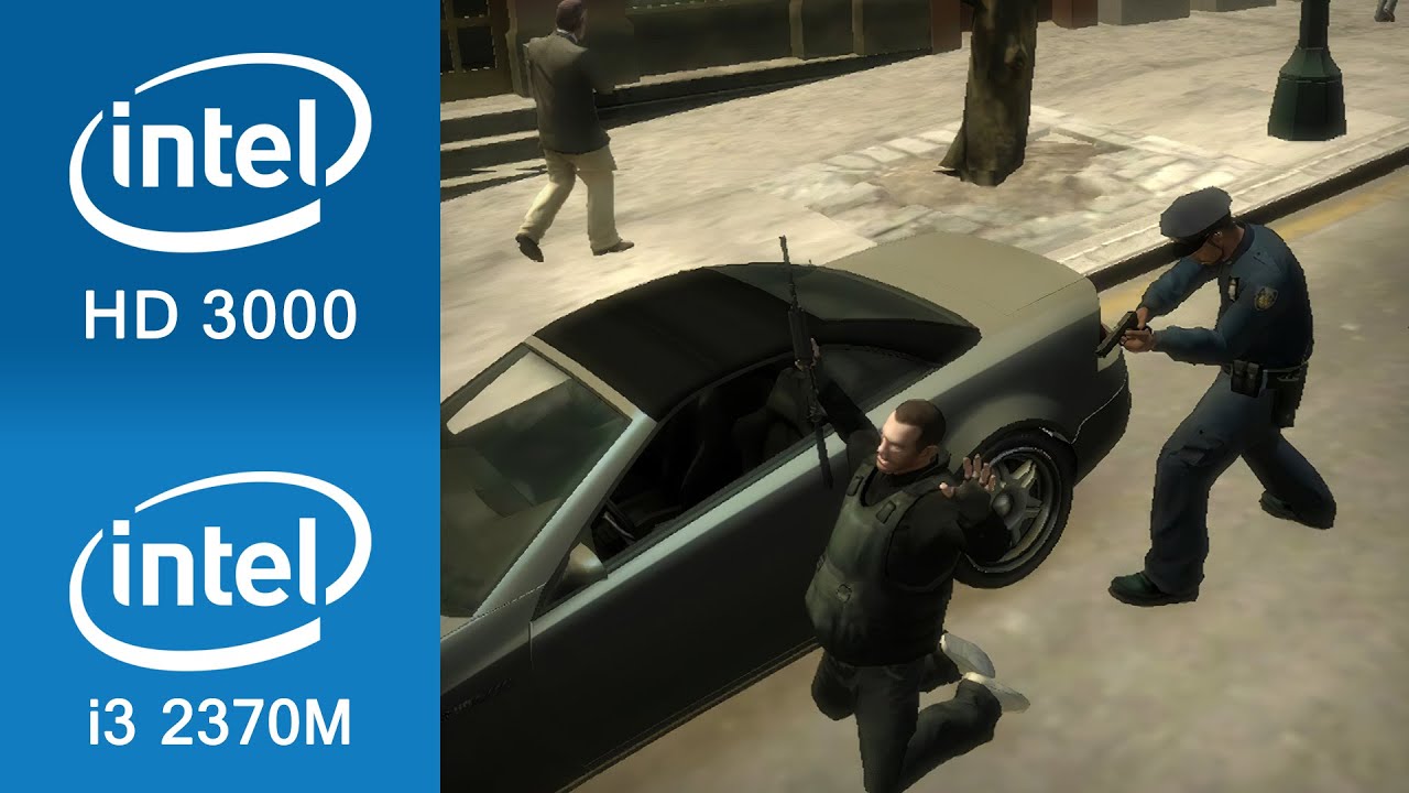 Grand Theft Auto 4 Gameplay Intel i3 2370M + Intel HD Graphics 3000 (Notebook / Laptop)