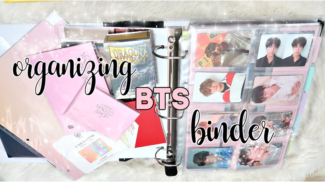 Organize My BTS Binder With Me!