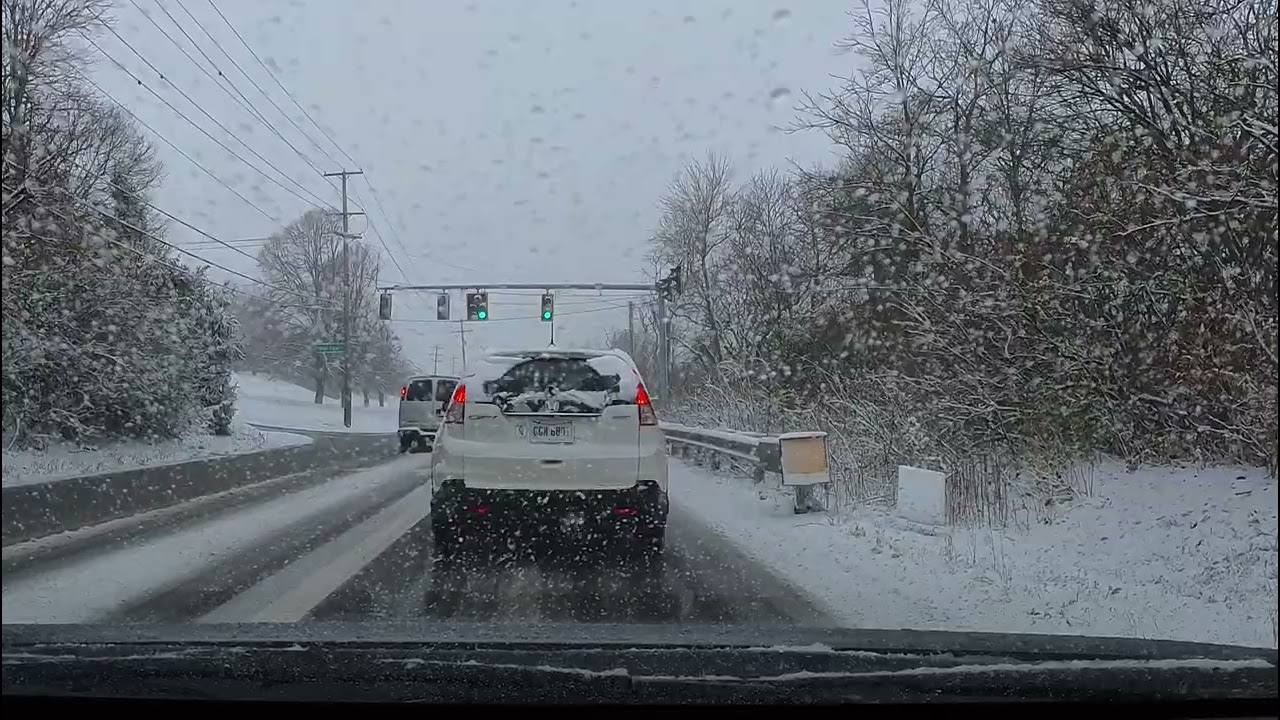 Fierce Winter Storm in Dublin, Ohio #whitenoise #snowstorm #snow #ohio #trending