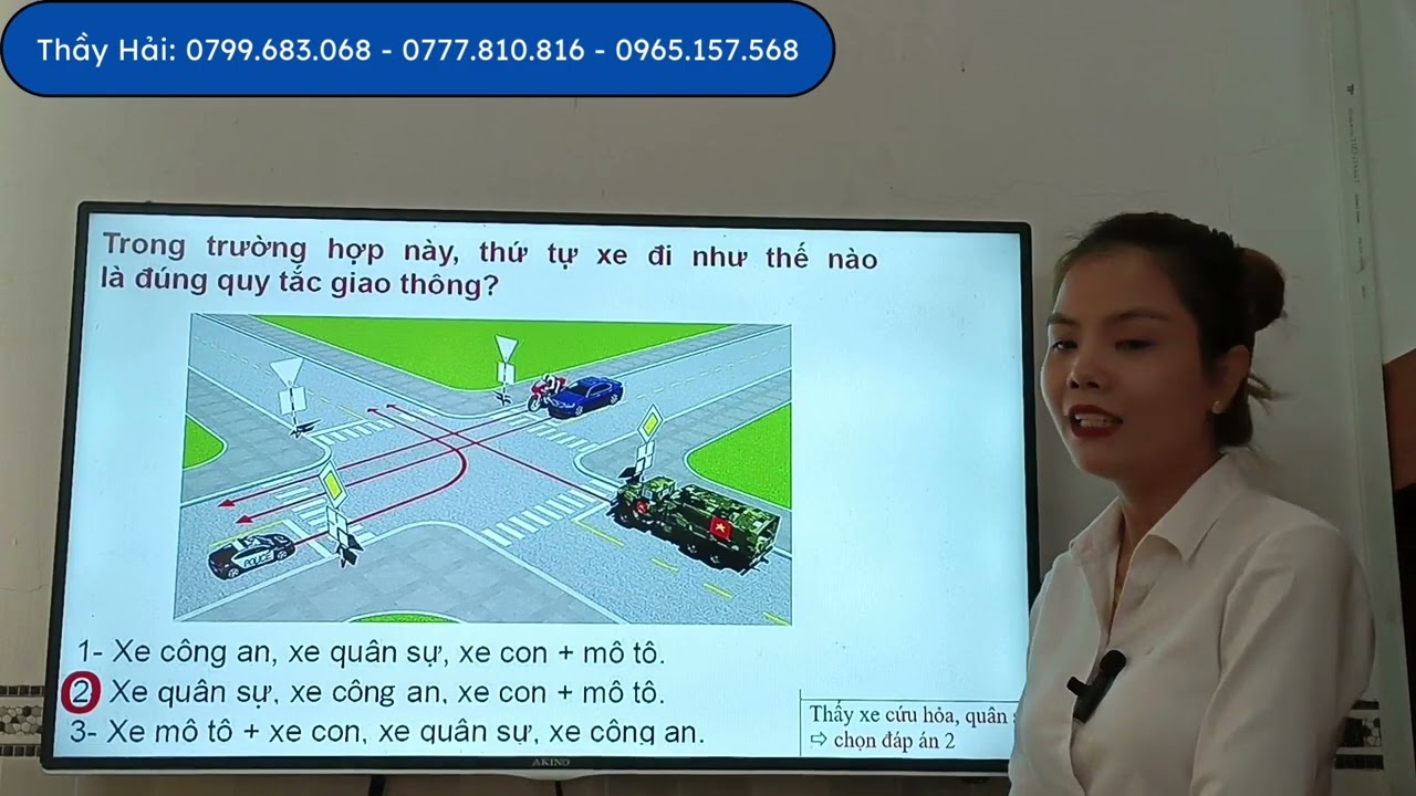 200 câu hỏi lý thuyết lái xe hạng A1 (câu 181 - câu 200) - thầy Hải