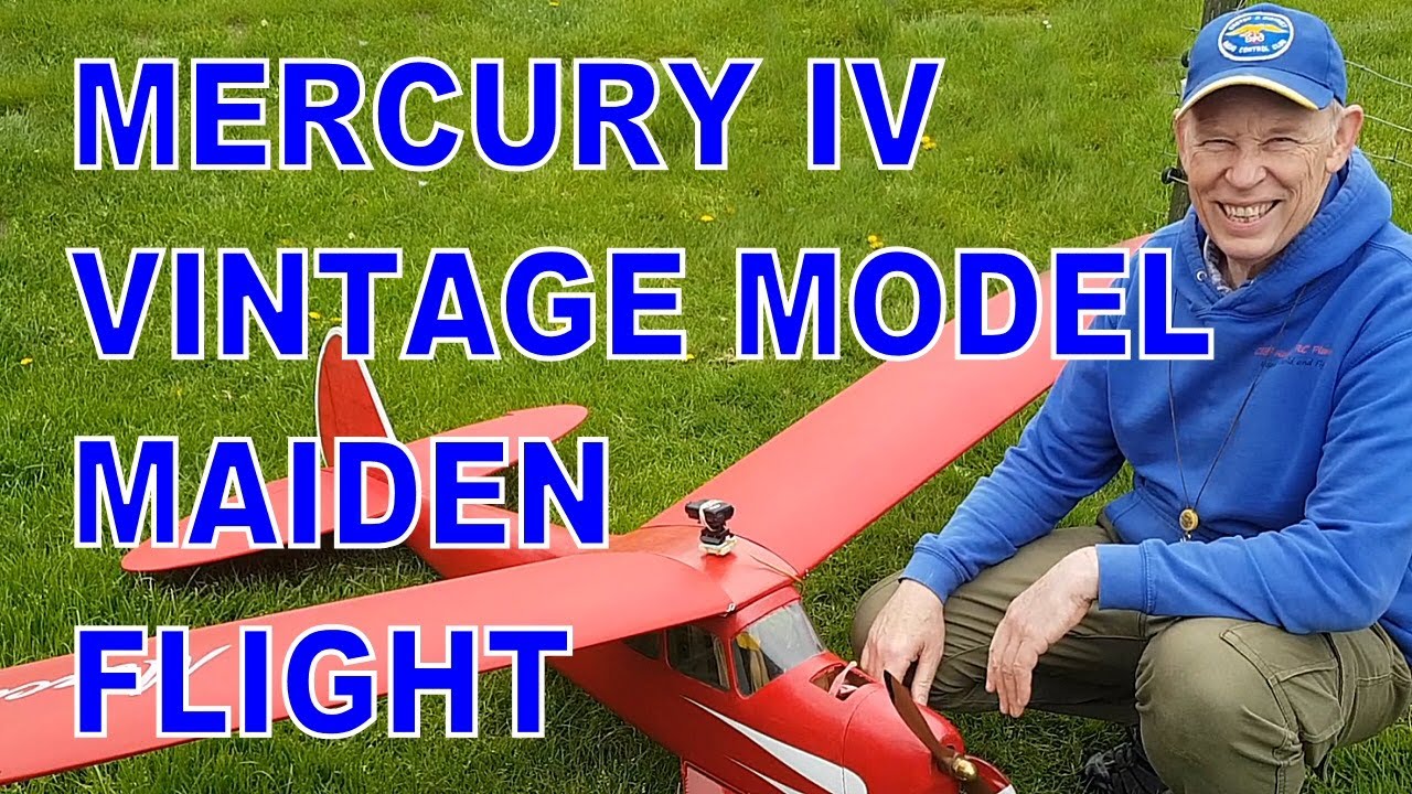 Vintage model airplane takes flight for the first time in decades...