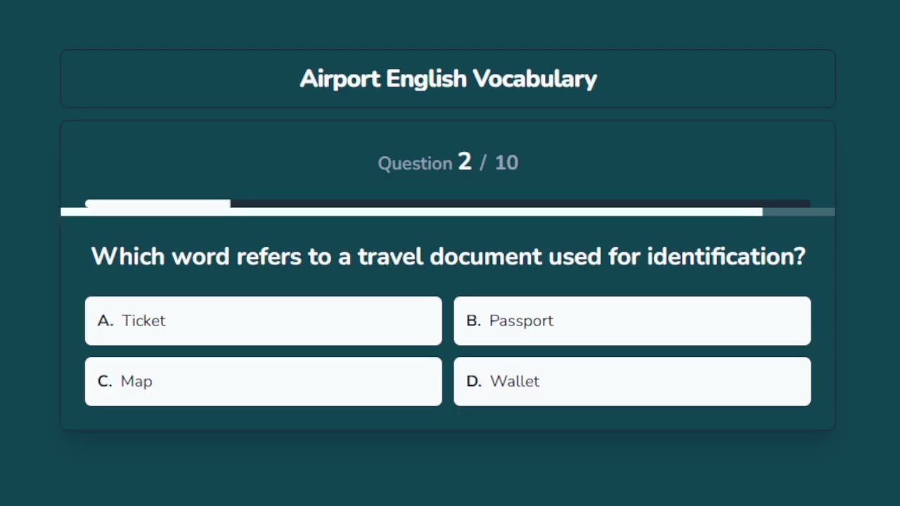 Airport English Vocabulary | Travel Spoken English