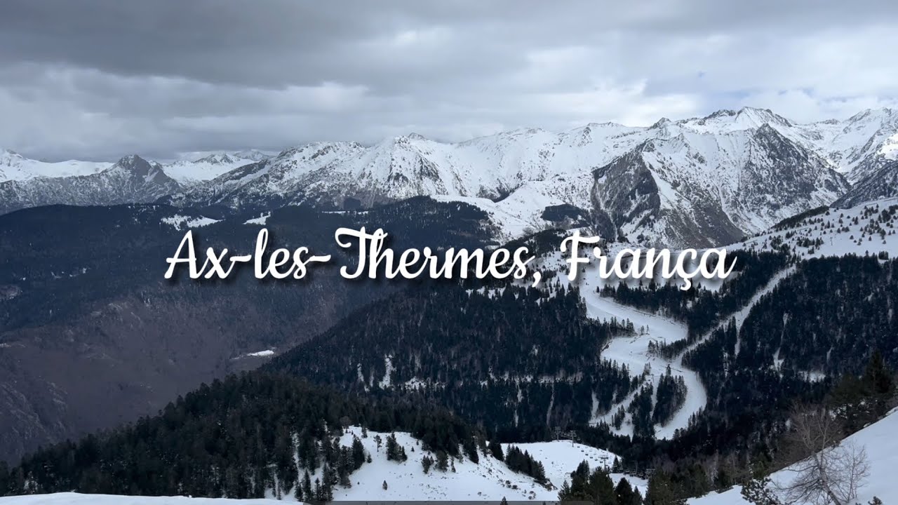 Um dia de neve no Sul da Fran&ccedil;a - Ax Les Thermes