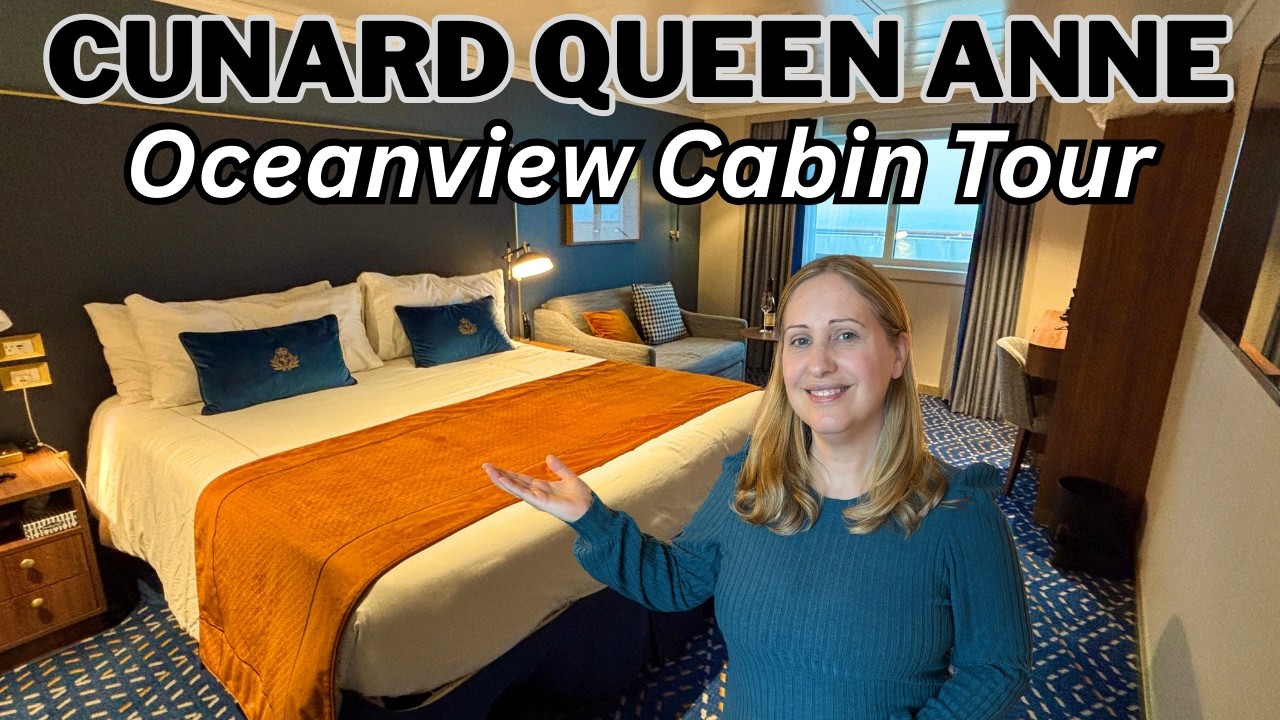 Каюта Cunard Queen Anne | Экскурсия по каютам с видом на океан