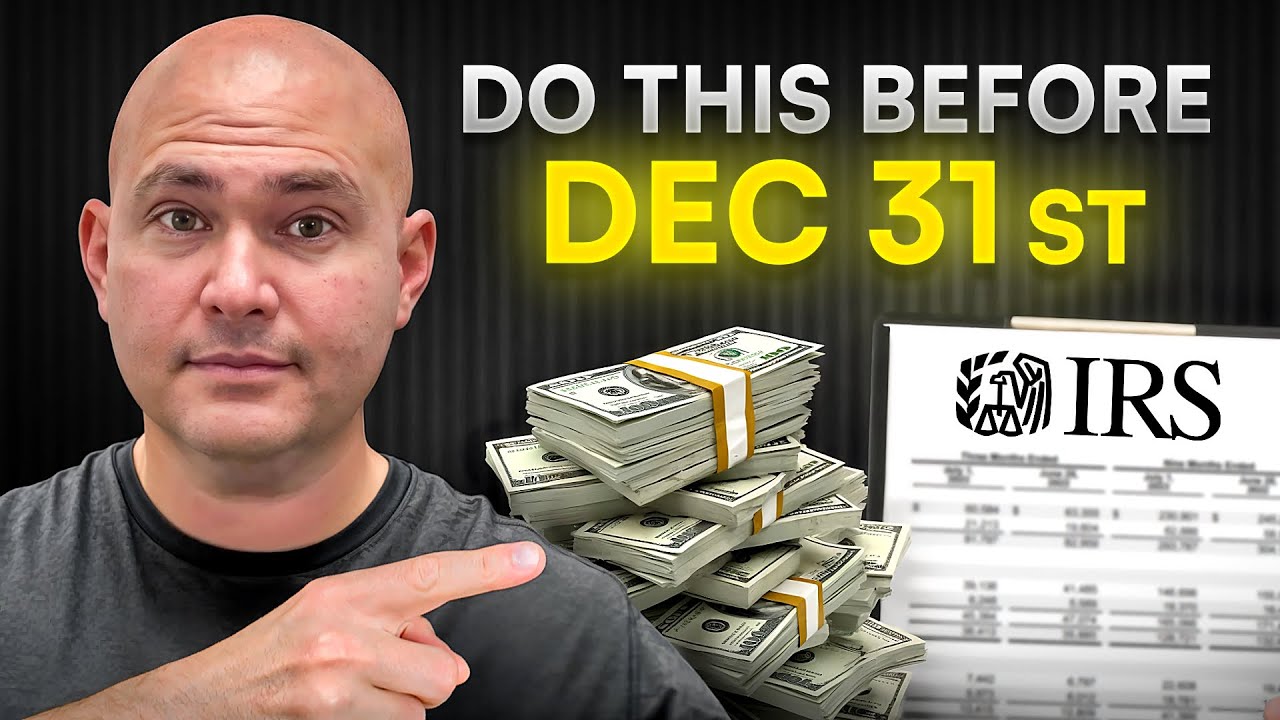 5 Tax Moves To REDUCE Your Taxes Before December 31st
