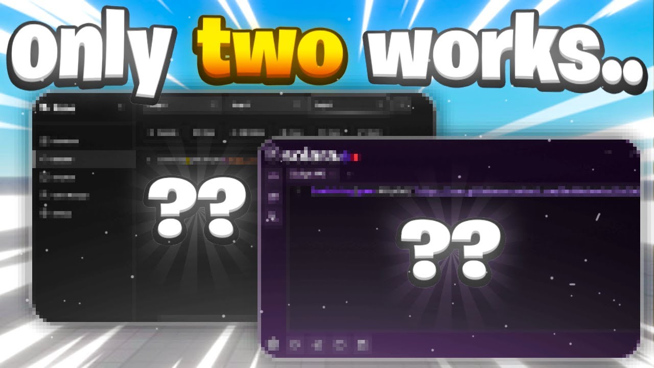 Единственные 2 исполнителя Roblox, работающие после обновления Hyperion 5.2