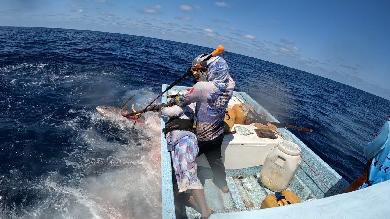 ATUN GIGANTE NOS TIRA EN EL SEGUNDO DIA!