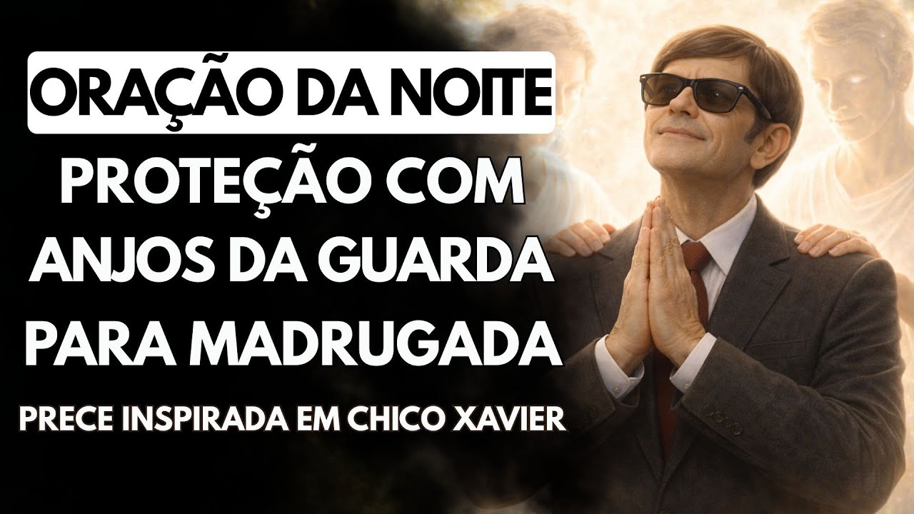 🌙 ORAÇÃO DA NOITE COM CHICO: PROTEÇÃO COM ANJOS DA GUARDA