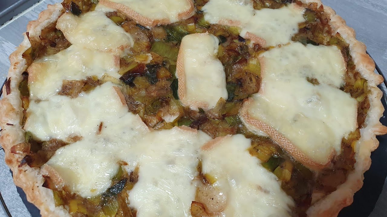 tarte poireaux et fromage raclette