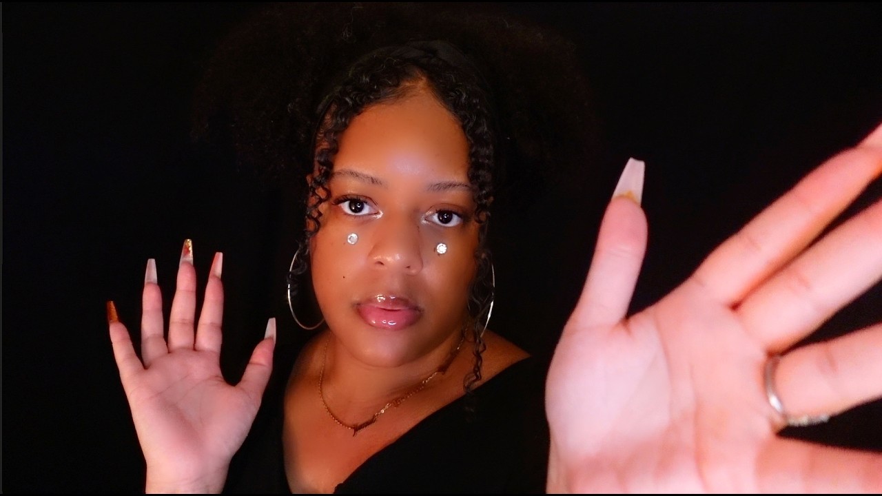 ASMR Hand Movements You Can Almost FEEL 🤤✋🏾✨(Satisfying Visuals)
