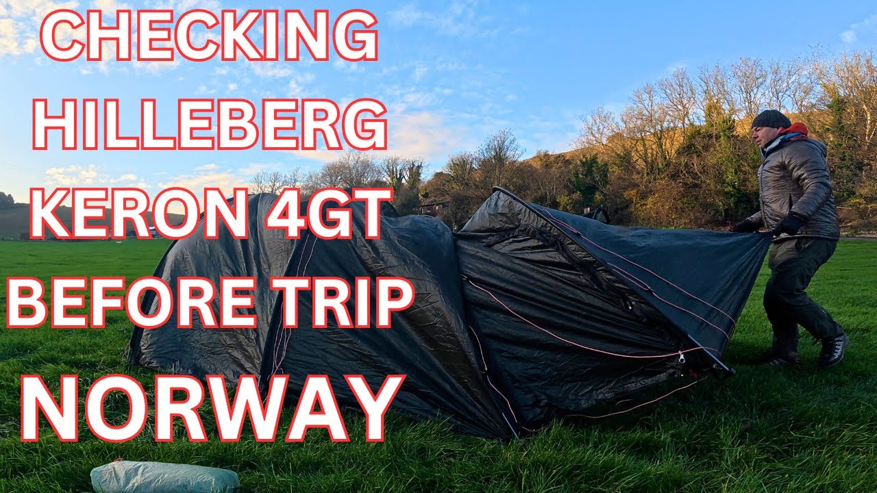 Тестирование кемпинга: установка палатки Hilleberg Keron 4GT, сушилка для белья и подготовка спал...