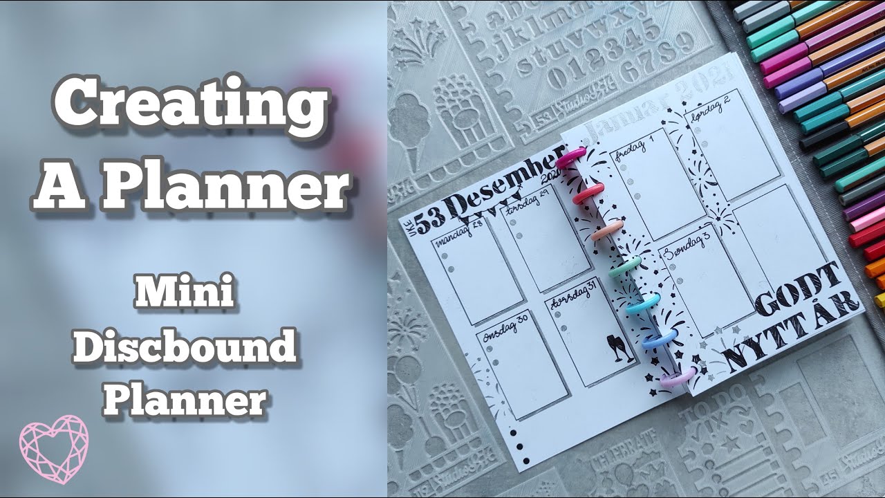 Creating a Discbound Bullet Journal Planner with Planner Stencils from Plan With StudioB16