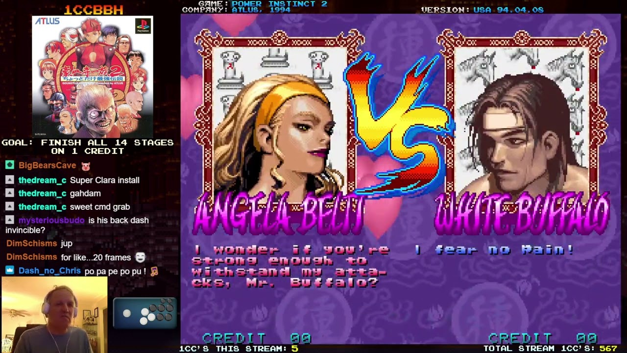 1CCBBH - 568. Power Instinct 2 (Angela, 1 Credit Clear)