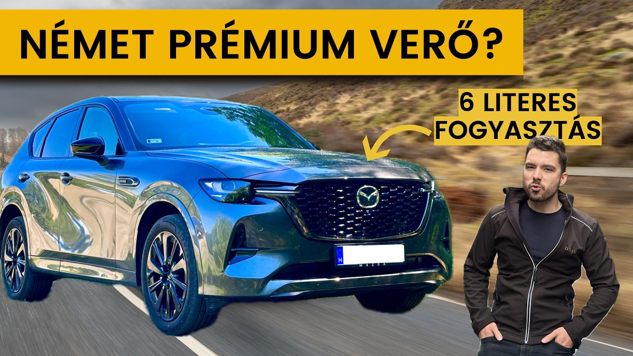 Mazda CX-60 AWD 3.3D 2025 - 6 henger, 6 literes fogyasztás