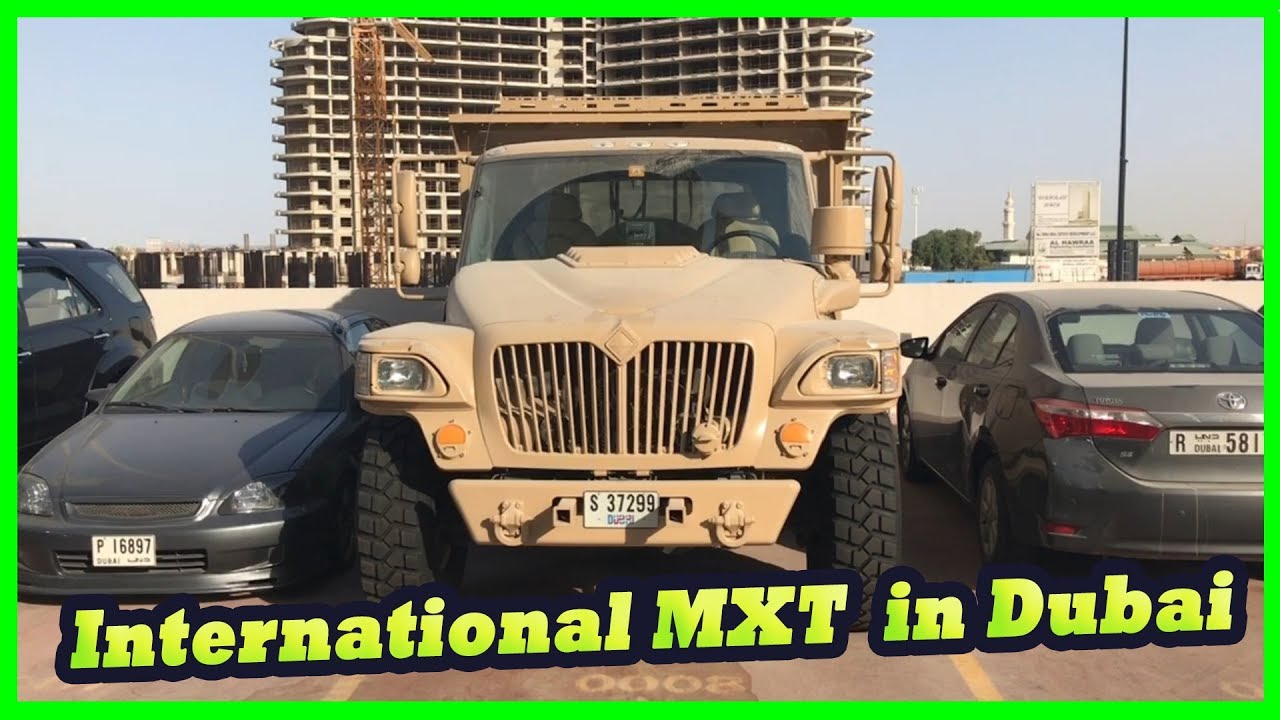 Navistar International Light utility truck MXT. International MXT or Military Extreme Truck in Dubai