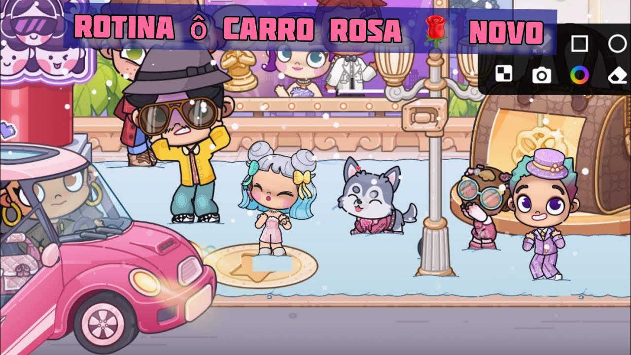 rotina ô carro 🚗 rosa 🌹 novo ( TP1 E03 )