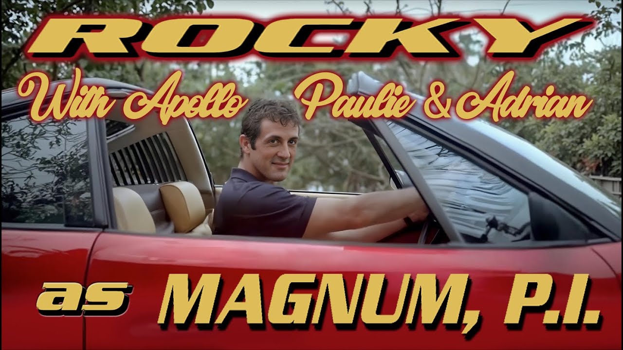 Rocky as Magnum P.I