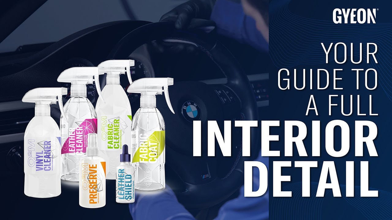 Cleaning Your Car's Interior - The Gyeon Way