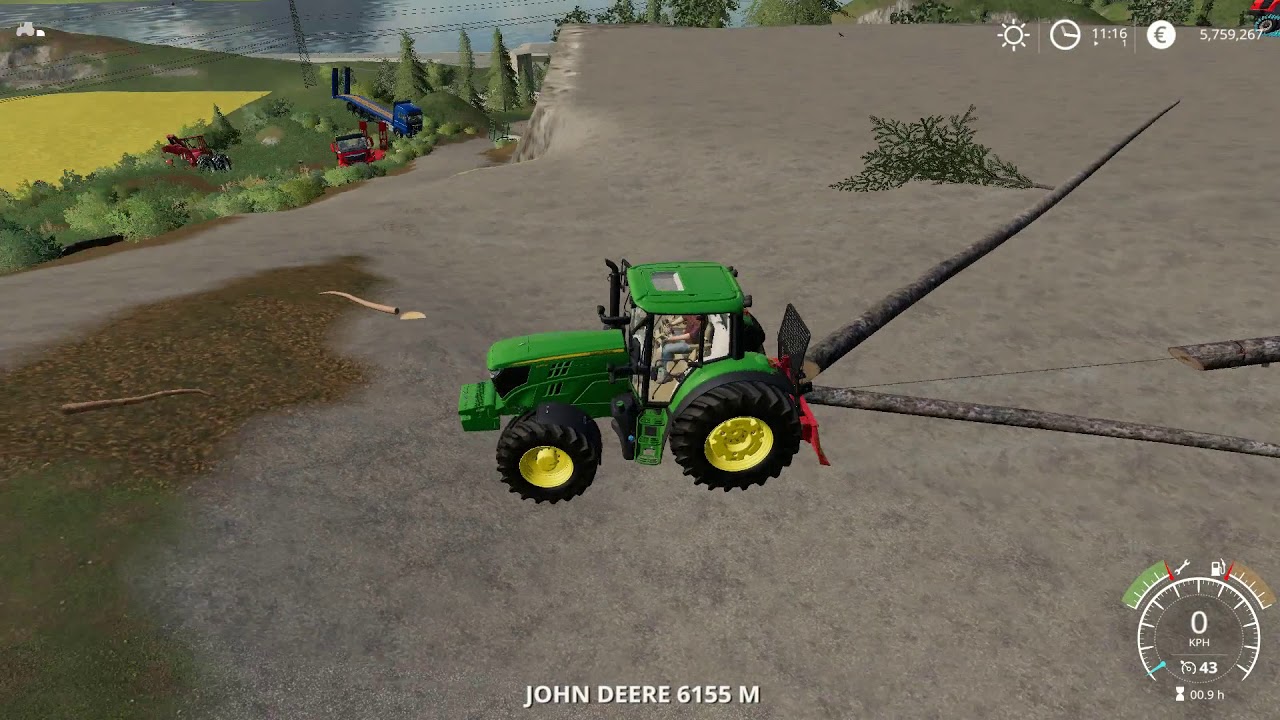 Farming Simulator 19. How to use the Tajfun winch.