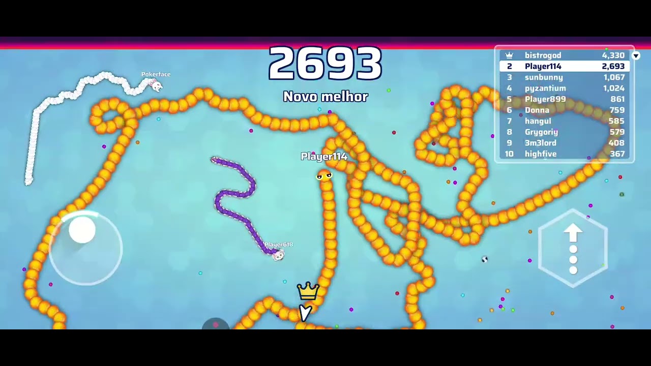 Jogando esse jogo de cobra