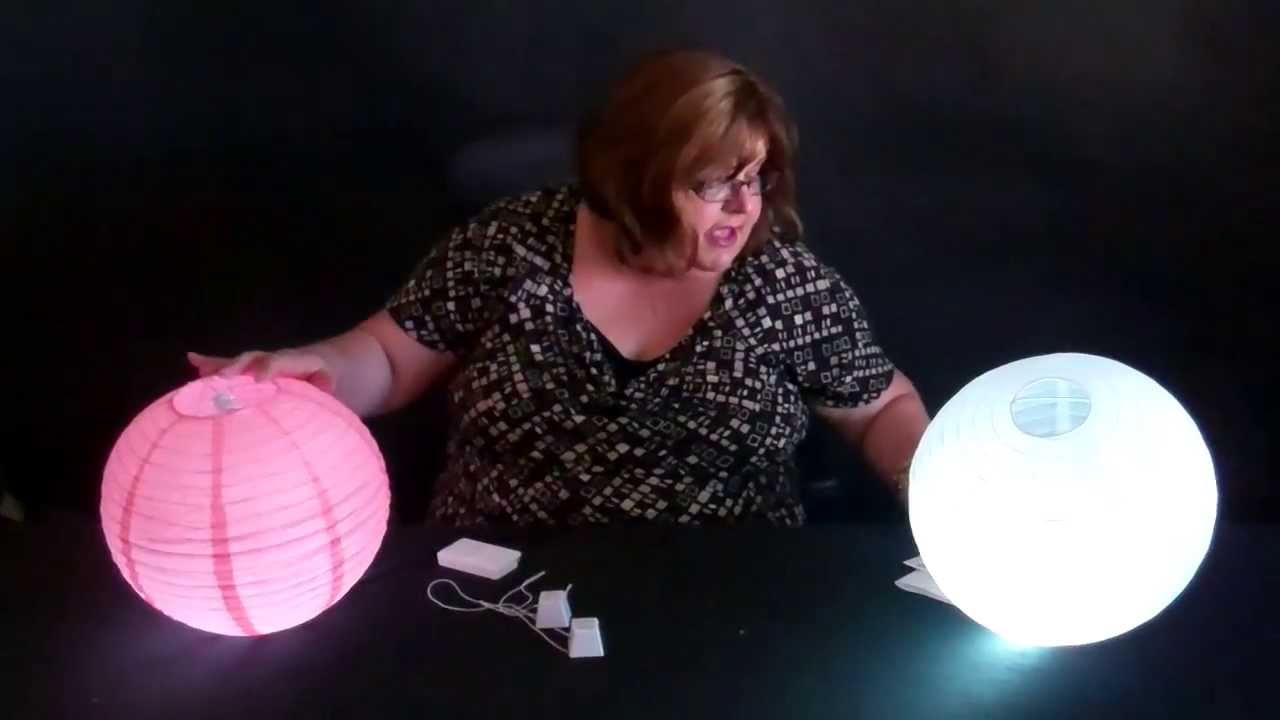 Paper Lanterns Lighting - LED Lights For Round Chinese Lanterns