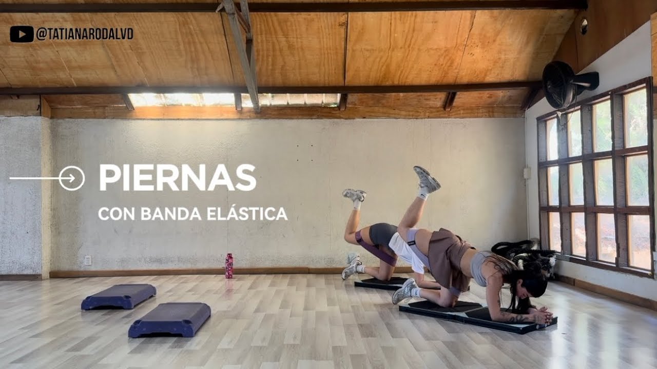 PIERNAS SOLO CON BANDA ELÁSTICA 🔥 PARA CASA O GYM 🍑💪🏻