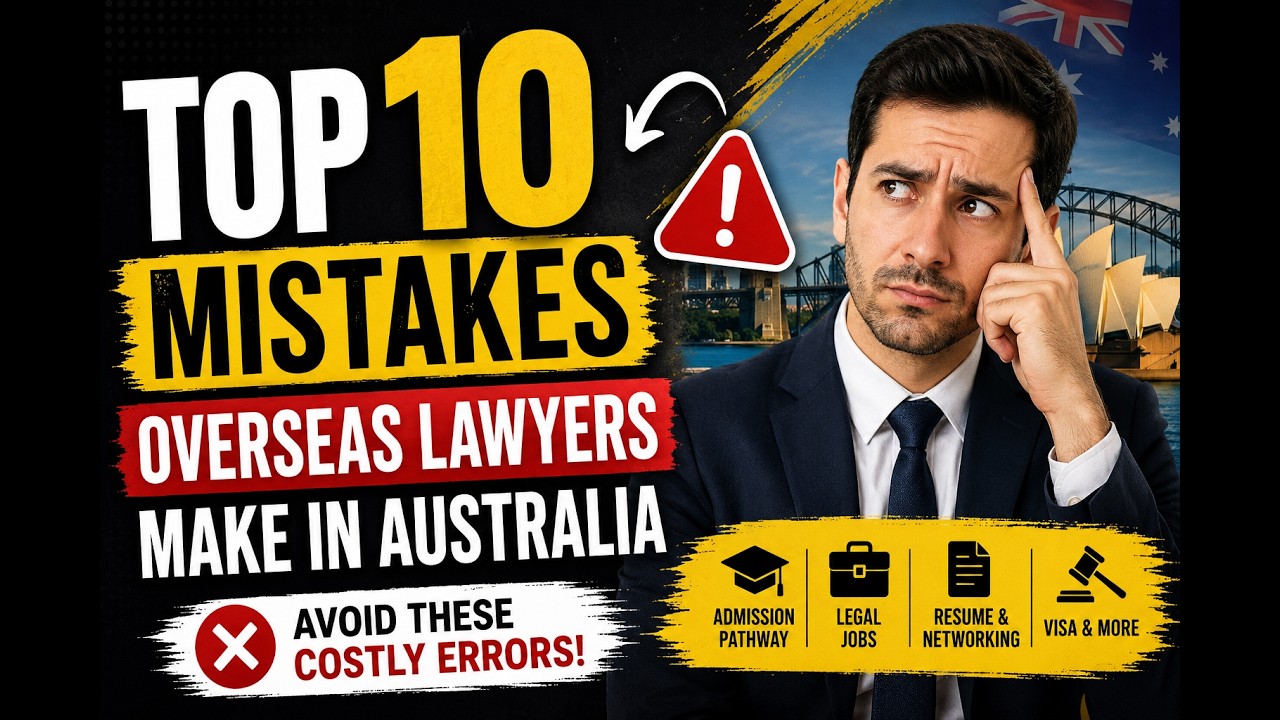 Top 10 Mistakes Overseas Lawyers Make in Australia (Avoid These Costly Errors!)