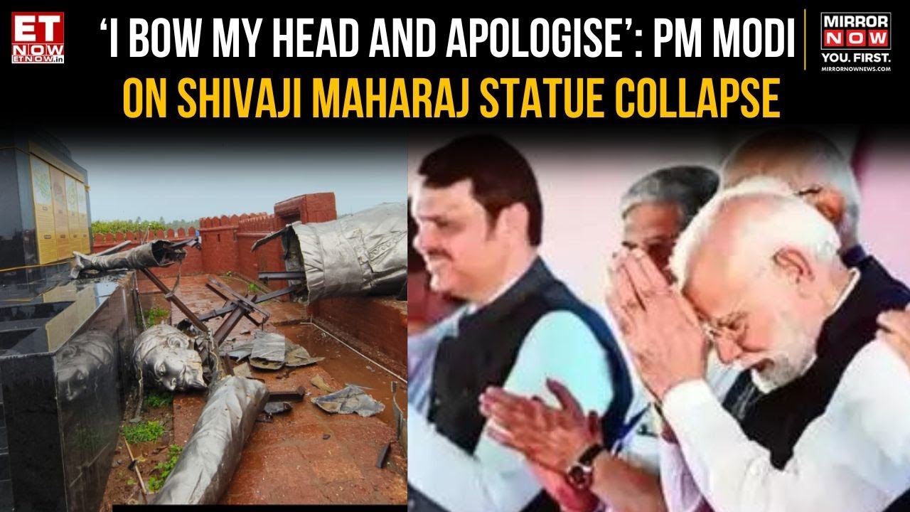 PM Modi Apologizes for Shivaji Maharaj Statue Collapse Amidst Opposition Criticism | Maharashtra