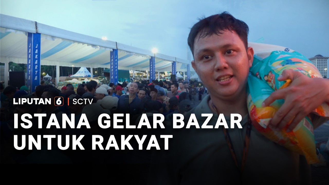Istana Kepresidenan Gelar Bazar Untuk Rakyat, Diserbu Ratusan Ribu Warga | Liputan 6