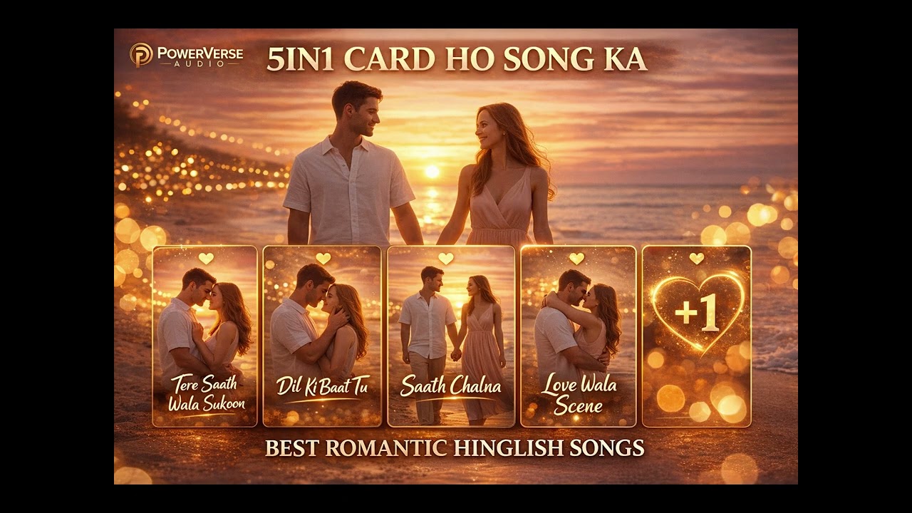 PowerVerse Audio | Love / Romantic Pack 01 | 5 Songs MP3 Mix (Hinglish)