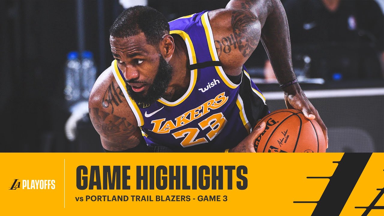 HIGHLIGHTS | LeBron James (38 pts, 12 reb, 8 ast) vs Portland Trail Blazers