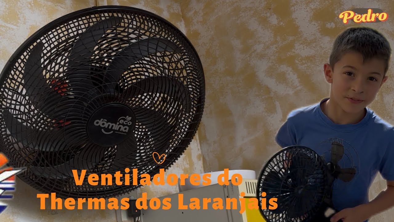 VENTILADORES DO PARQUE AQUÁTICO THERMAS DOS LARANJAIS
