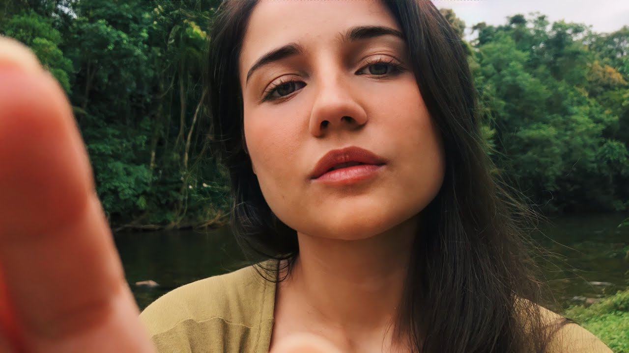 ASMR 2 HORAS ♡ SUSSURROS PARA DORMIR EM PAZ NA NATUREZA, SONS DE ÁGUA E MOUTH SOUNDS PARA RELAXAR