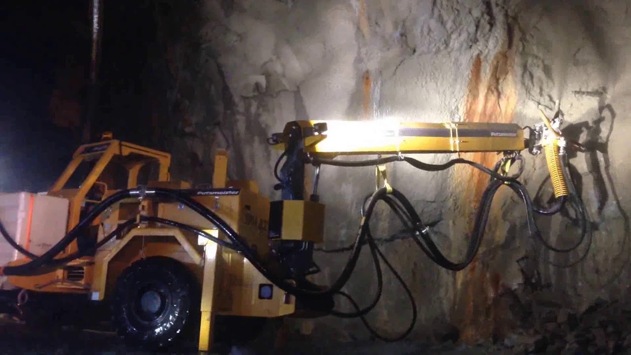 Putzmeister Shotcrete in underground mining