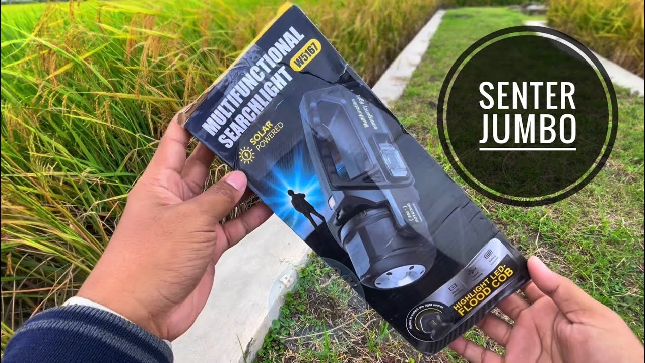 ￼SENTER LED JUMBO MULTIFUNCTION EMERGENCY LIGHT W5167 || UNBOXING