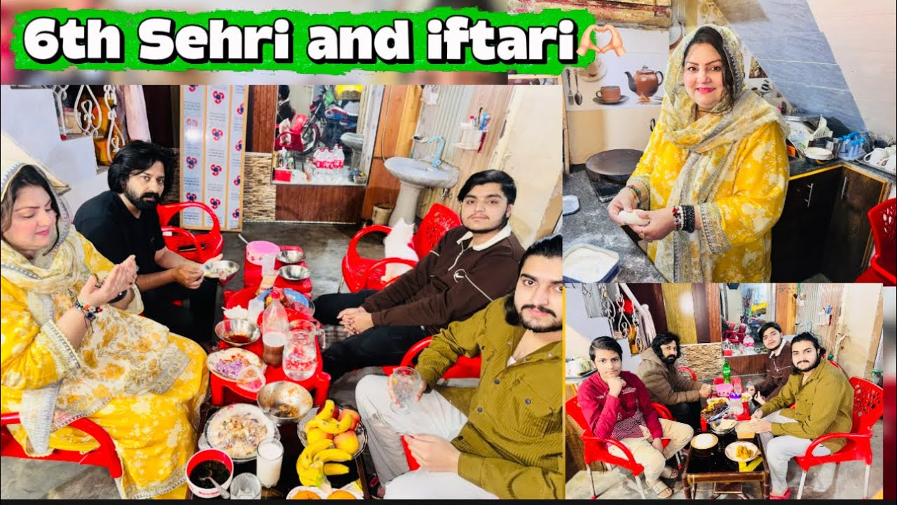 6th sehri or iftari family ke sath 🫶🏻💕￼ sehri ma Banaya chicken korma🔥🍗￼ ￼ Ramzan key Ronke🫶🏻💕🤲🏻🤤