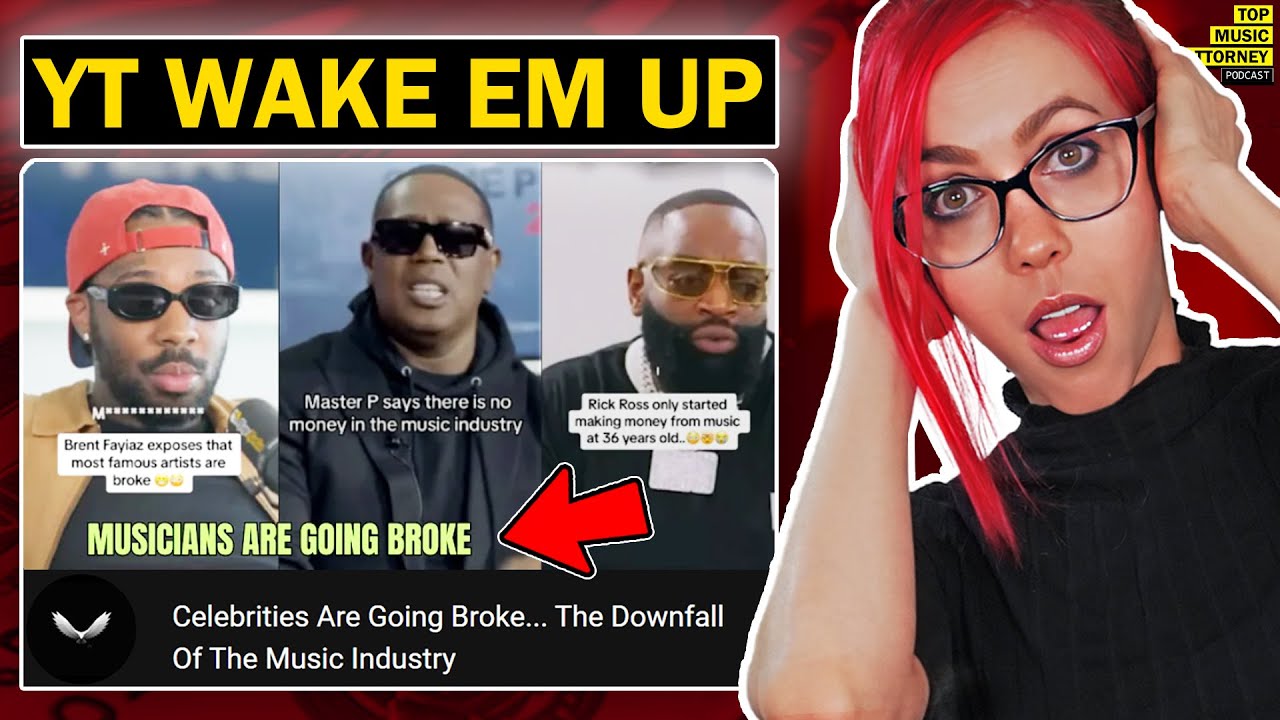 Lawyer Reacts To Celebrities Are Going Broke... The Downfall Of The Music Industry | YT Wake Em Up