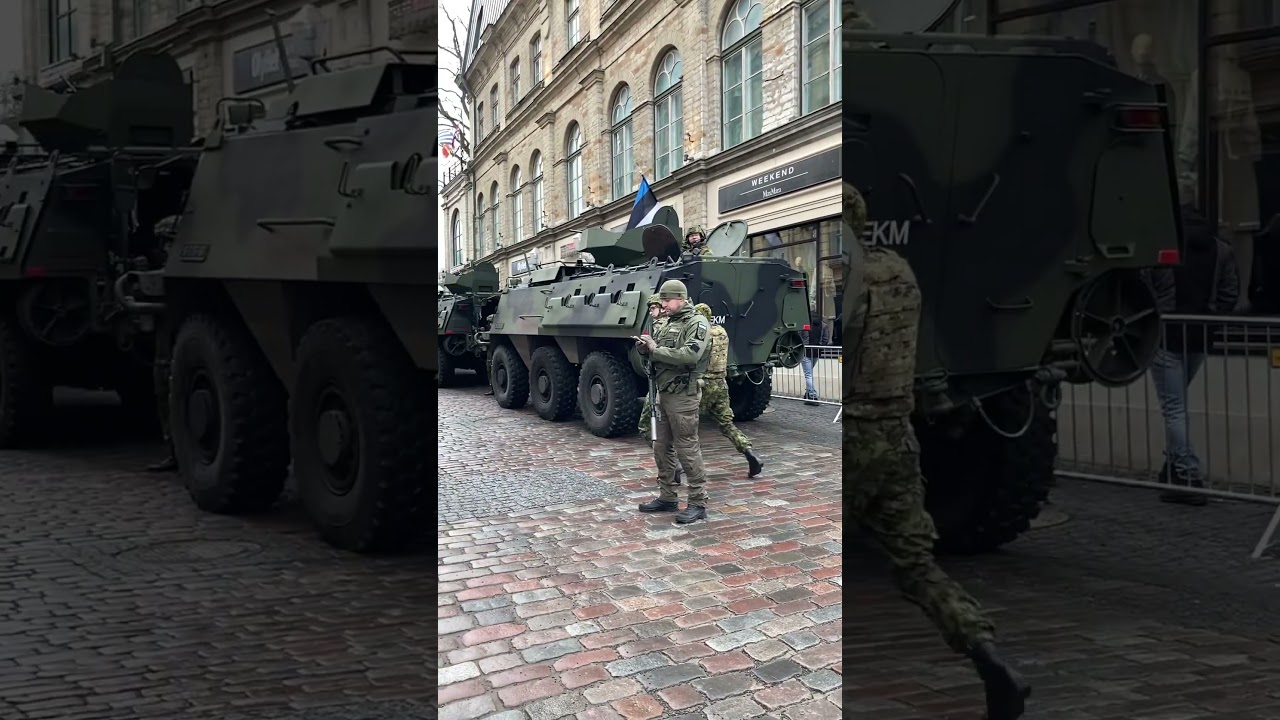 NATO forces in Estonia. Independence Day 2024.#nato #independenceday #soldiers #military
