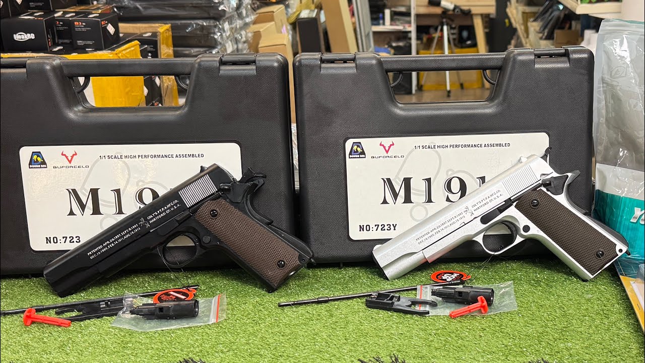 M1911 🇨🇳DB723 & DB723Y ค่าย DOUBLE BELL ปืนบีบีกันอัดแก๊สงานคุณภาพดี(ขายดีตลอด)แอดไลท์ @m4bbgunshop