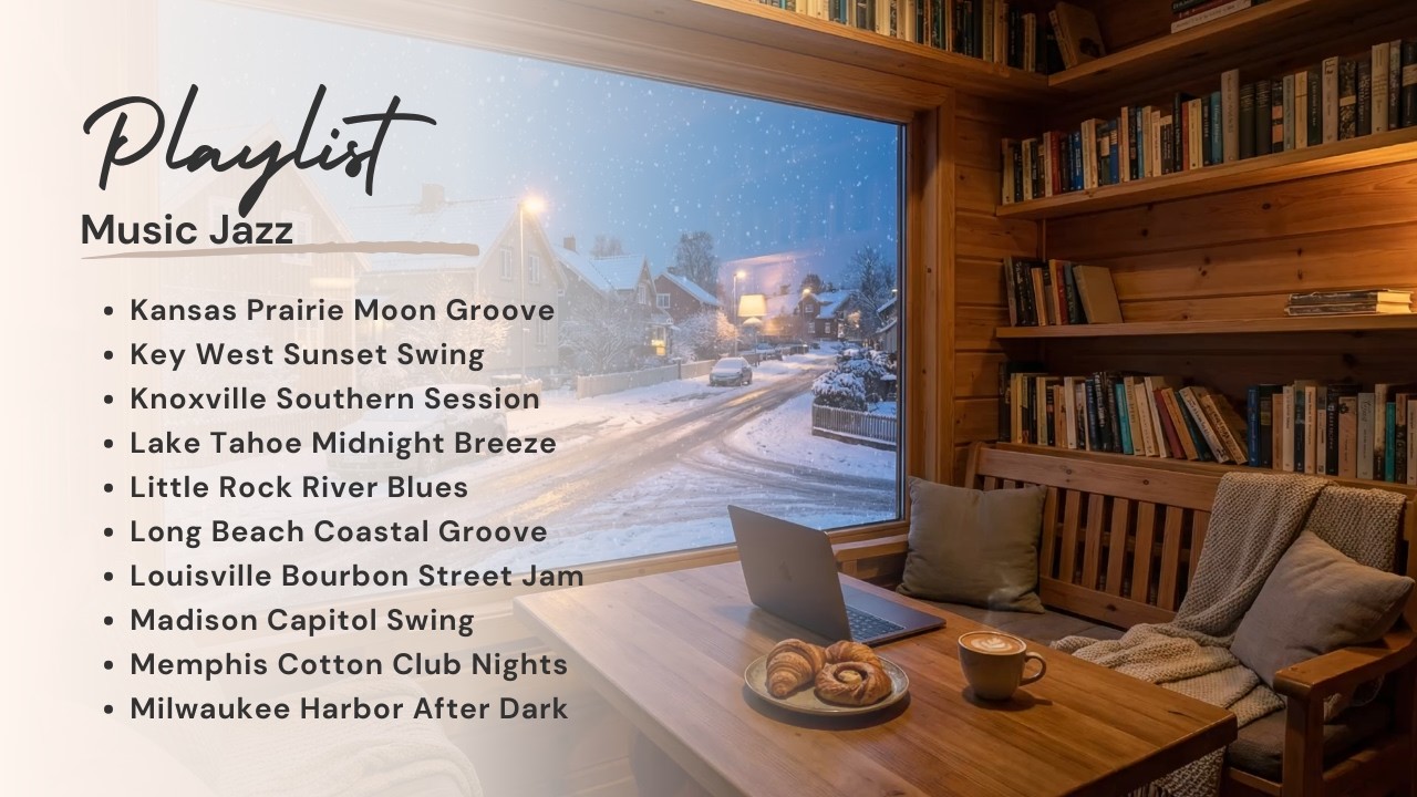 Relaxing Jazz Playlist – Gentle Music for Focus, Calm & Sleep