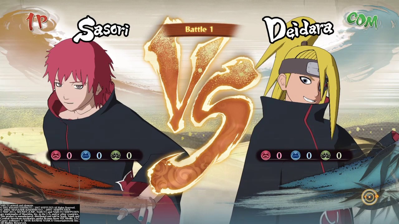 Naruto Shippuden Ultimate Ninja Storm 4: Sasori vs Deidara