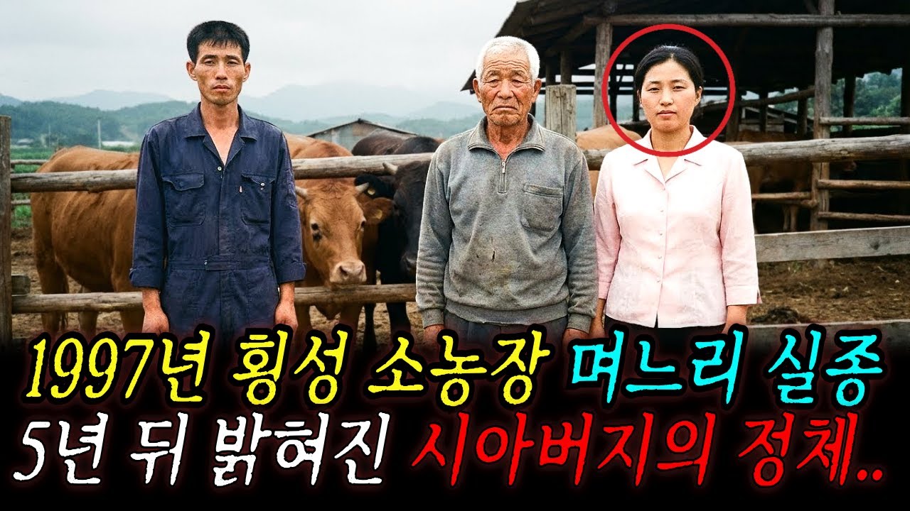 1997년 횡성 소 농장 며느리 실종, 5년 뒤 밝혀진 시아버지의 충격적 진실
