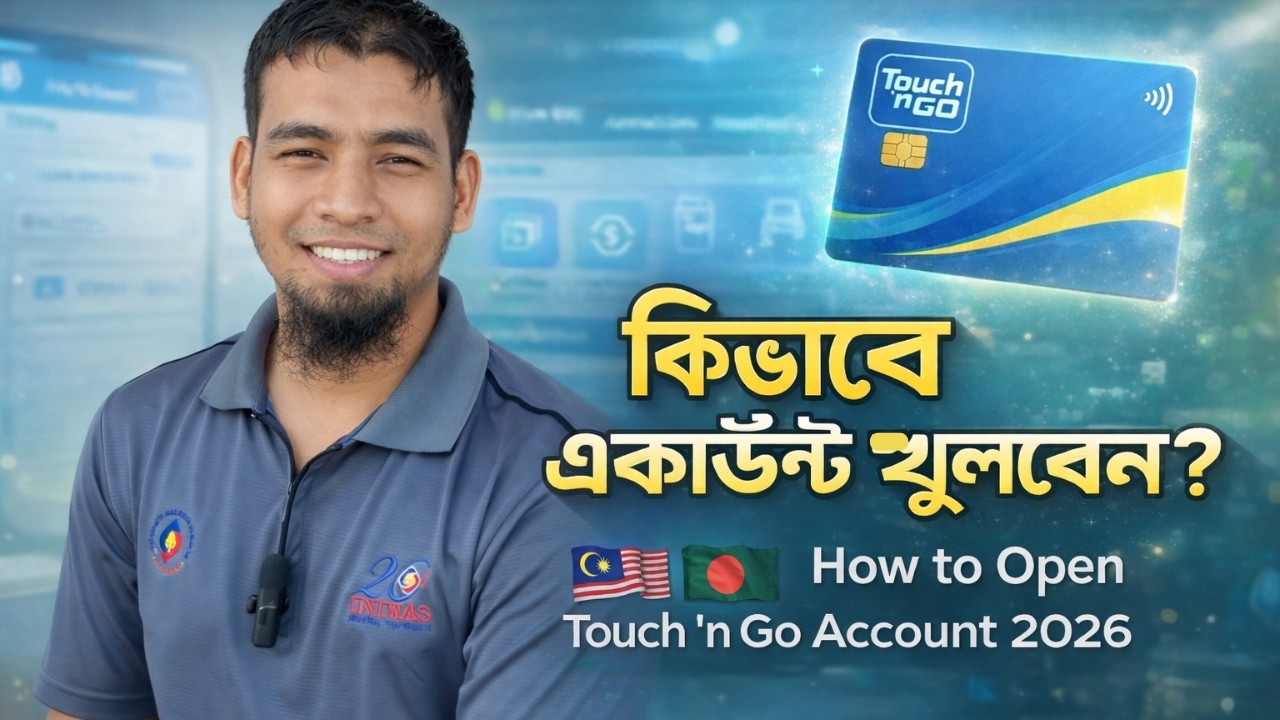 2026 How to Open Touch 'n Go eWallet in Malaysia  Complete Bangla Guide for Bangladeshi #saifulbdmy